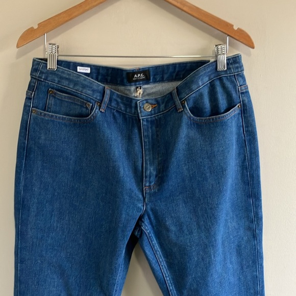 A.P.C. High standard women straight leg jeans Indigo size 32 - Picture 3 of 10